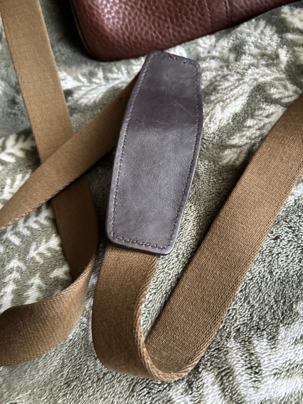 Coach Brown Pebbled Leather Crossbody Bag,Vintage Coach Crossbody Bag. - Picture 10 of 13